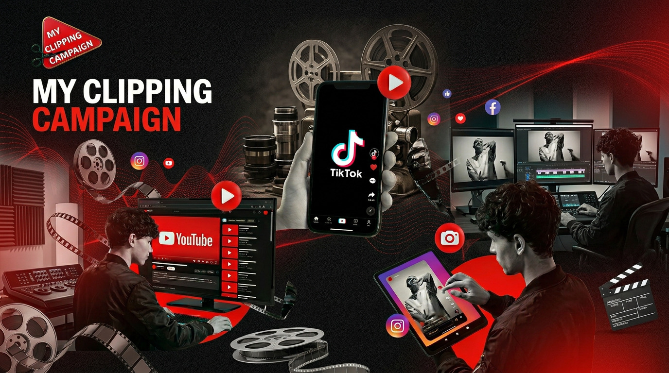 MyClipping Campaign — creators and influencers turning long-form content into viral short-form clips